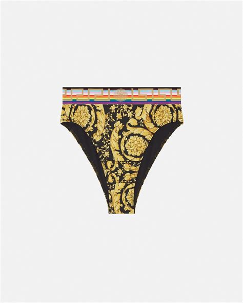 young versace swimwear|versace barocco bikini.